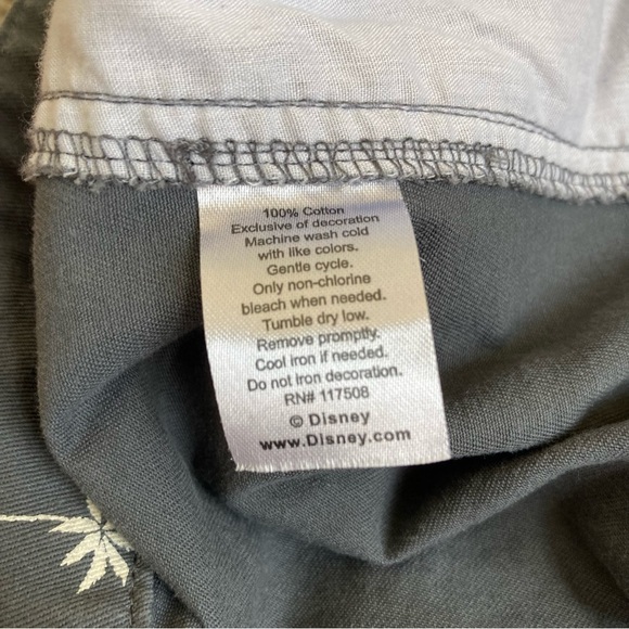 Junk Food x Disney Mickey Mouse Palm Tree Flat Front Chino Shorts Grey 7” M - Picture 11 of 16